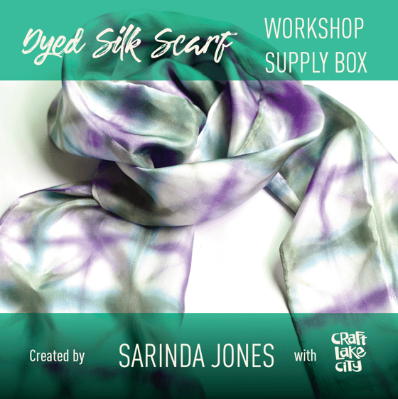 Image of Workshop Supply Kit: Dyed Silk Scarf