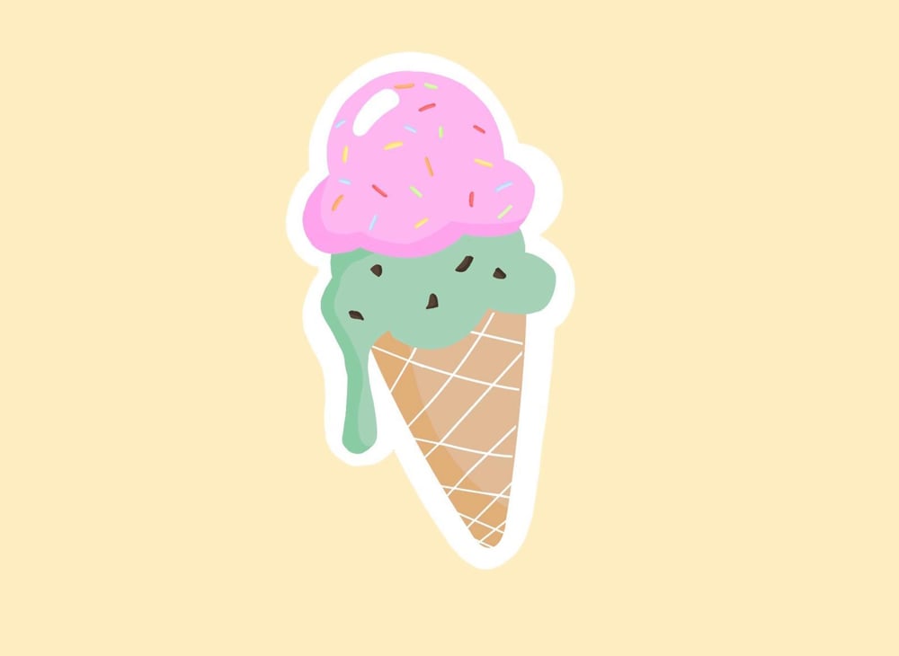 Image of IceCream Sticker