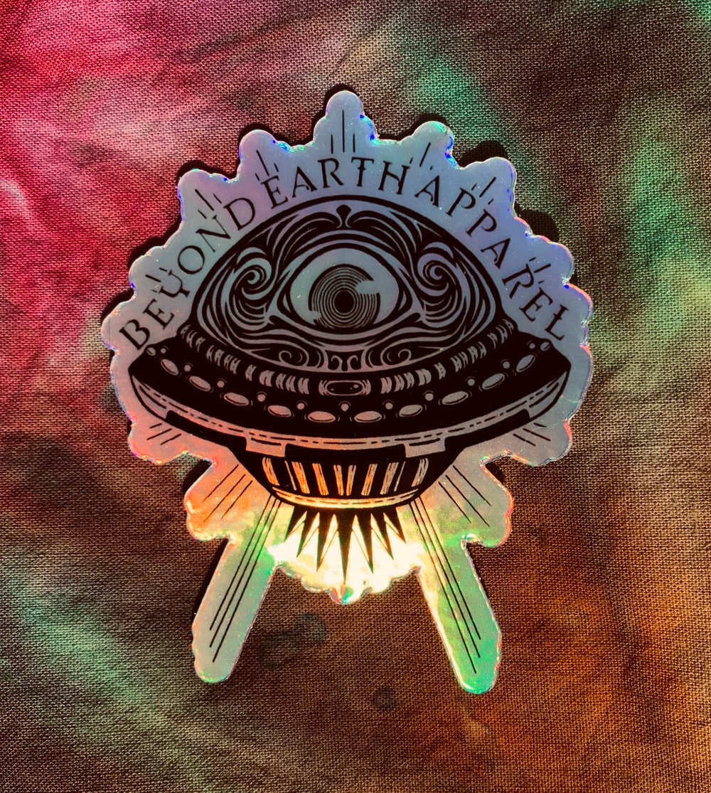 Image of Beyond Earth Holographic Sticker 