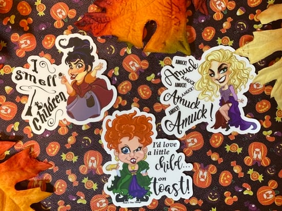 Sanderson Sisters Prints & Stickers | Pixie's Tiny Things