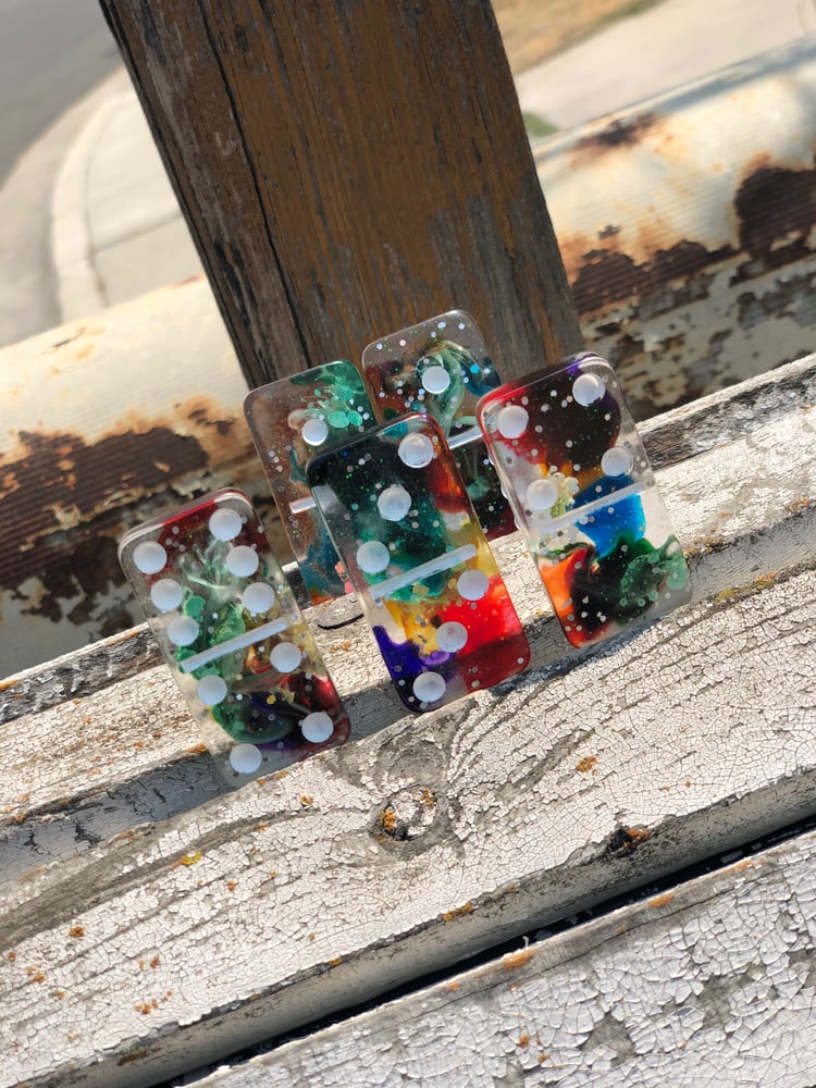 Image of Custom Resin Dominoes 