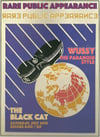 Black Cat Poster! Wussy/Paranoid Style Live Rock Event! Free U.S. Shipping! Signed on Request!