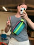 LIMITED EDITION HAND MADE FANNY PACK - AQUA TROPIC  Image 4