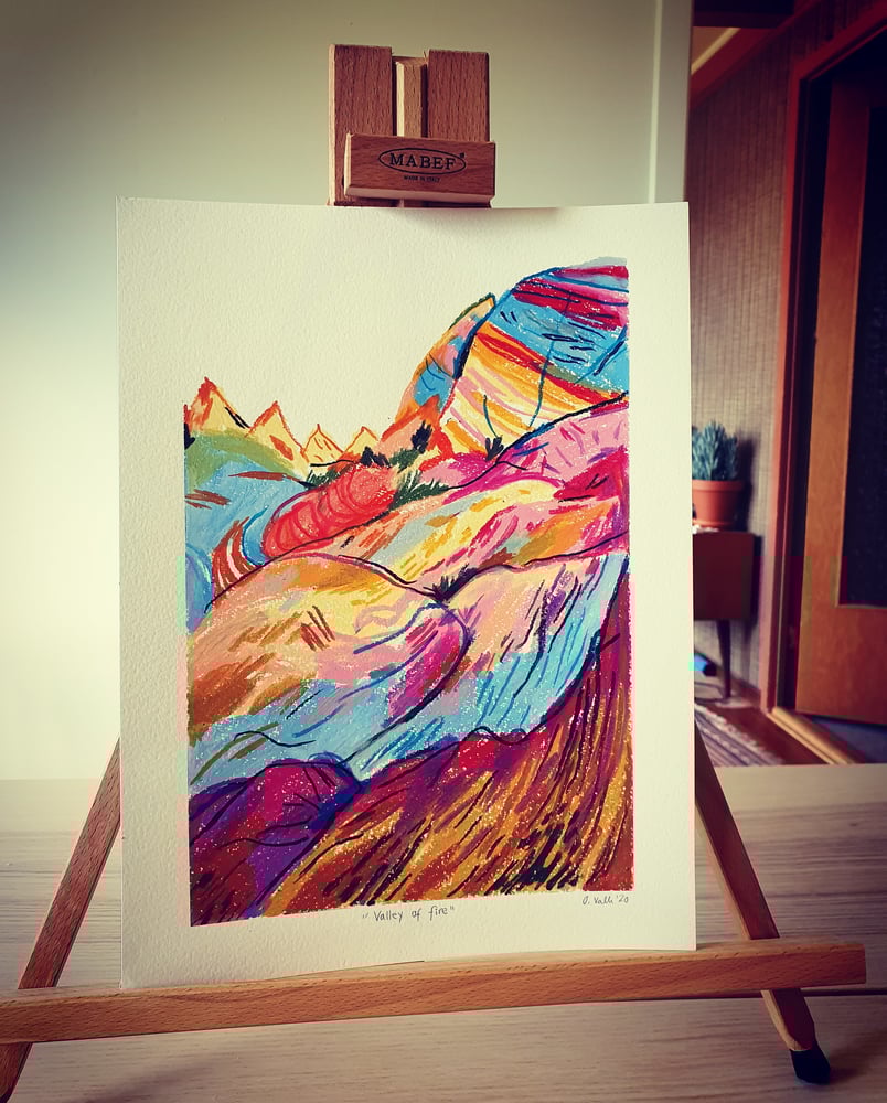 Image of ORIGINAL "Valley of fire"