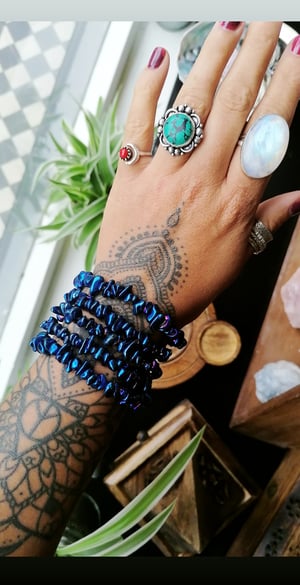 Image of Cobalt aura bracelet 