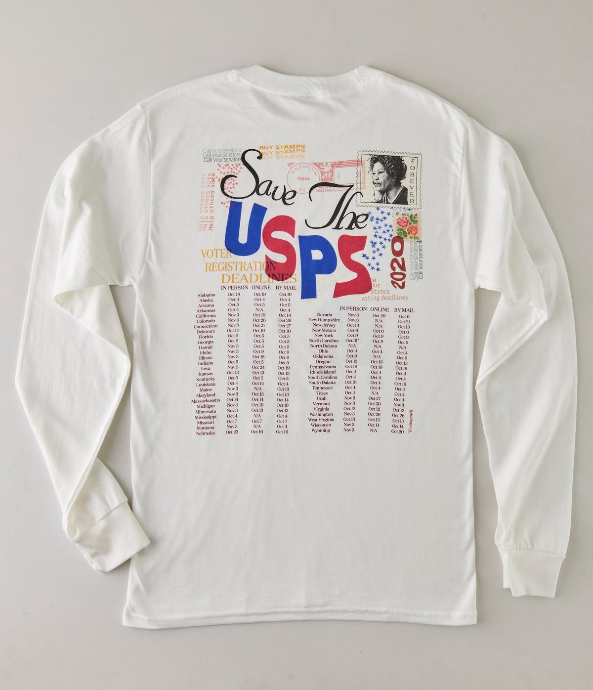 SAVE THE USPS LONG SLEEVE TSHIRT
