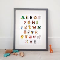 Image 1 of Animal Alphabet Print