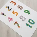 Image 4 of Animal Numbers Print