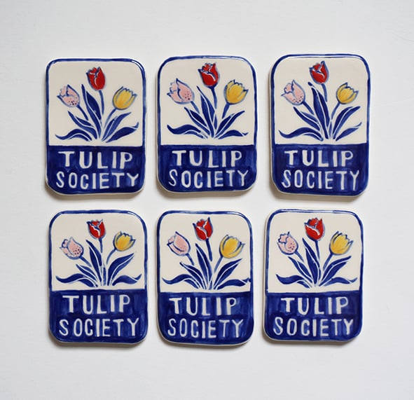 Image of Tulip Society - Brooch