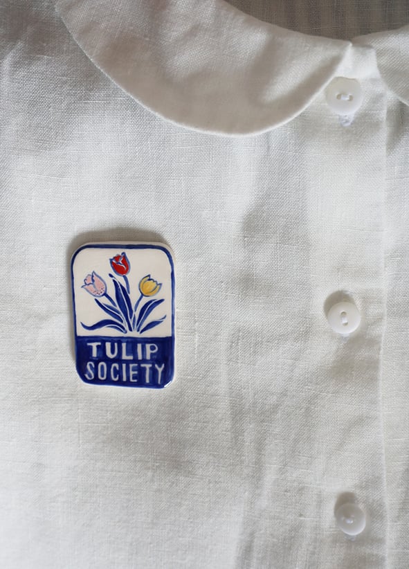 Image of Tulip Society - Brooch