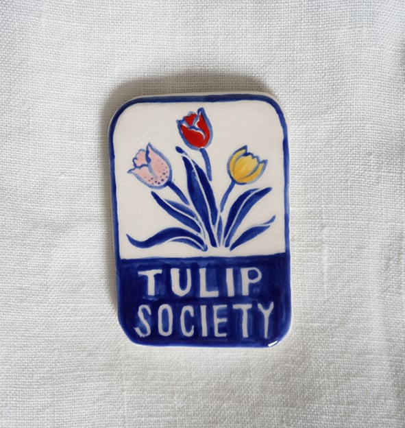 Image of Tulip Society - Brooch