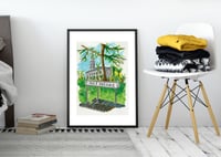 Image 2 of St Paul’s Square – Birmingham Art Print (Watercolour & Ink)