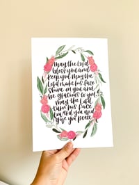 Image 5 of Aaronic Blessing print [A4/A3]