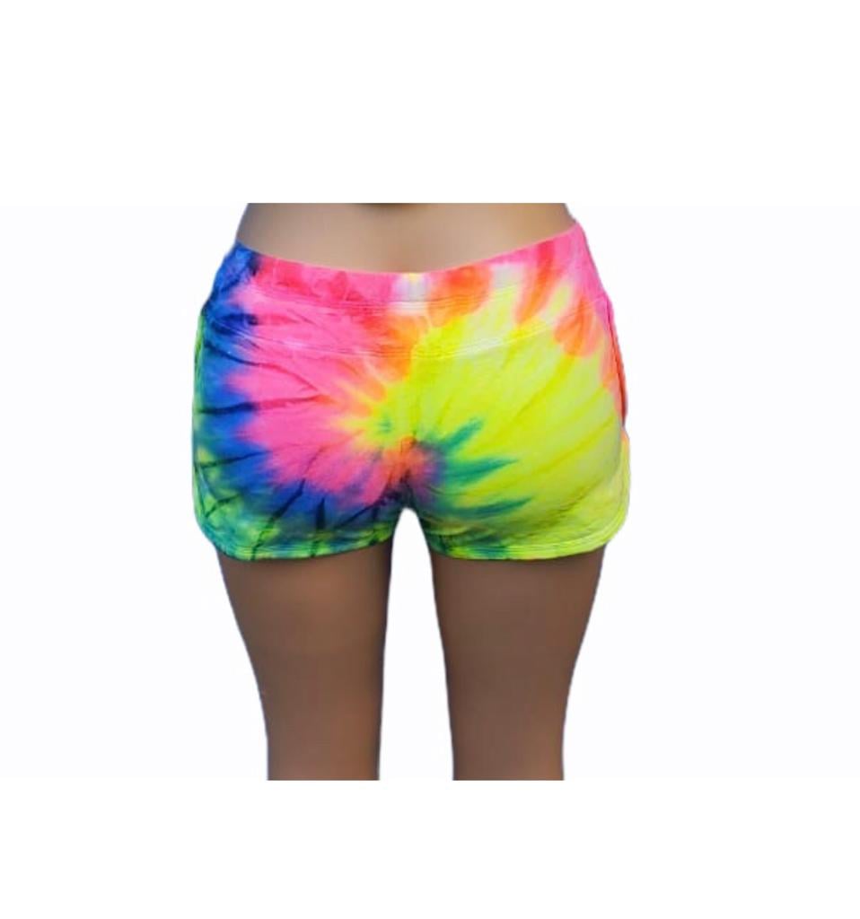 Jamaican Neon ladies shorts 