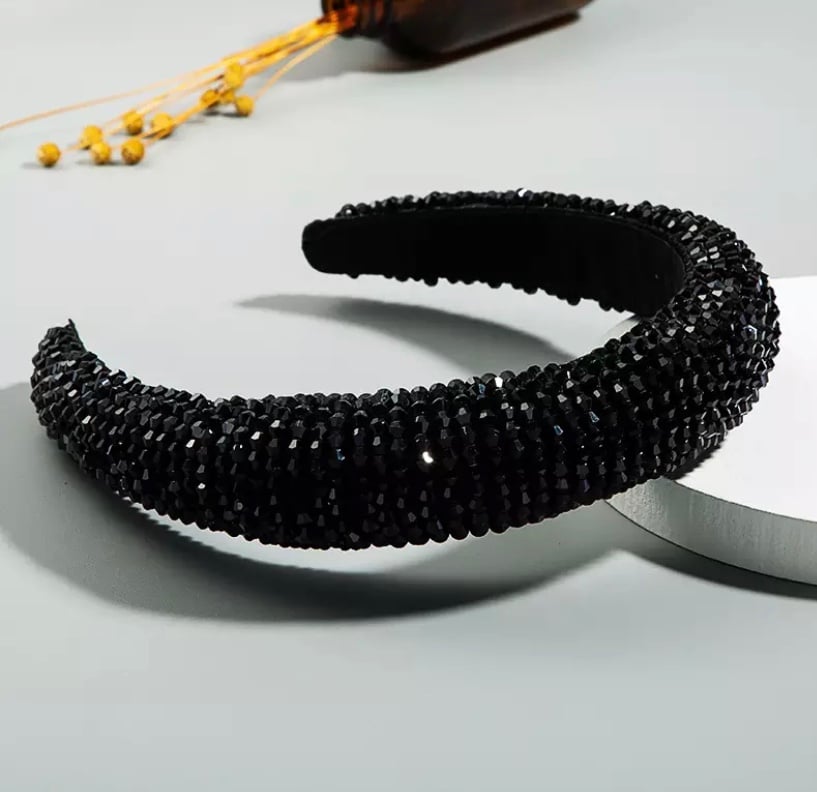 Image of Black Iced Rock Headband