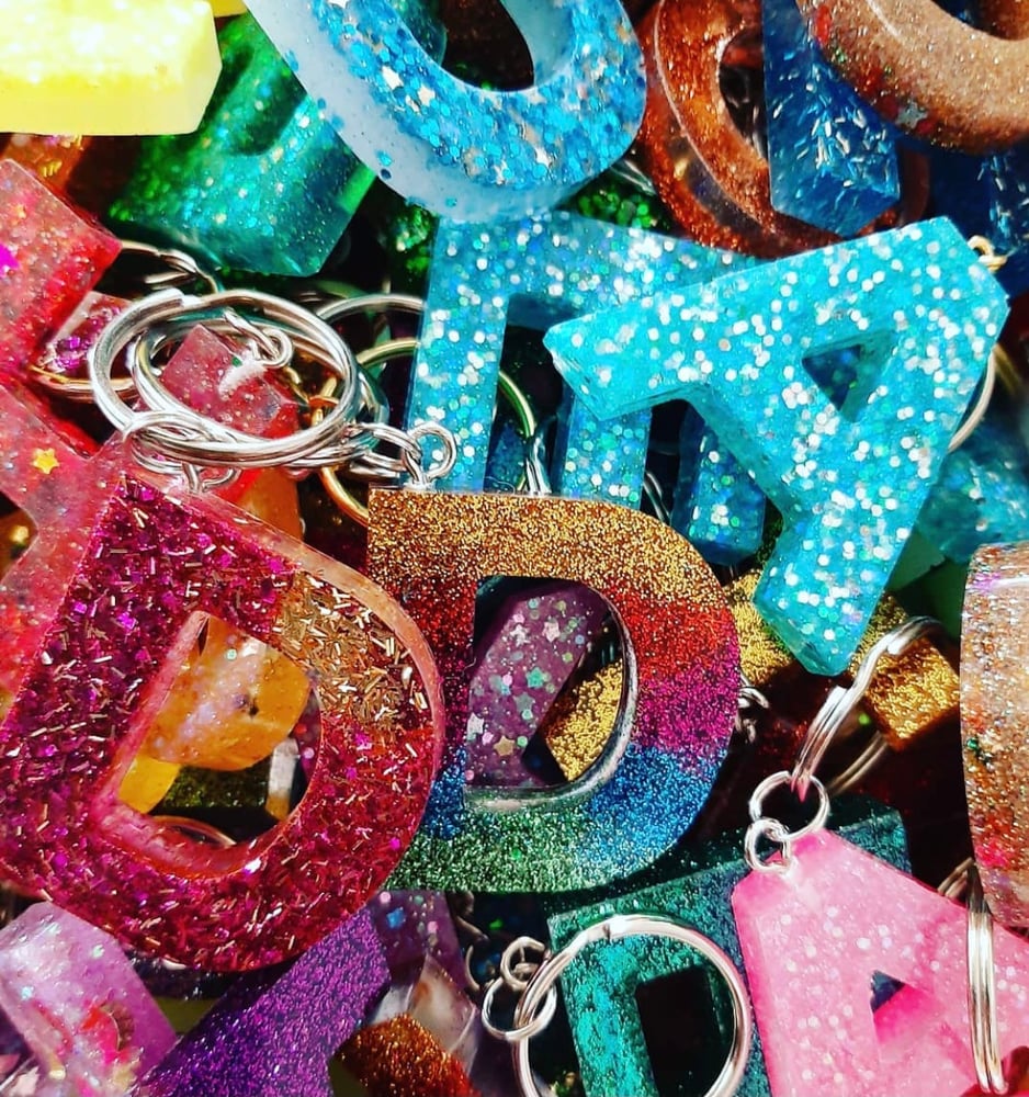 Image of Resin keychains 