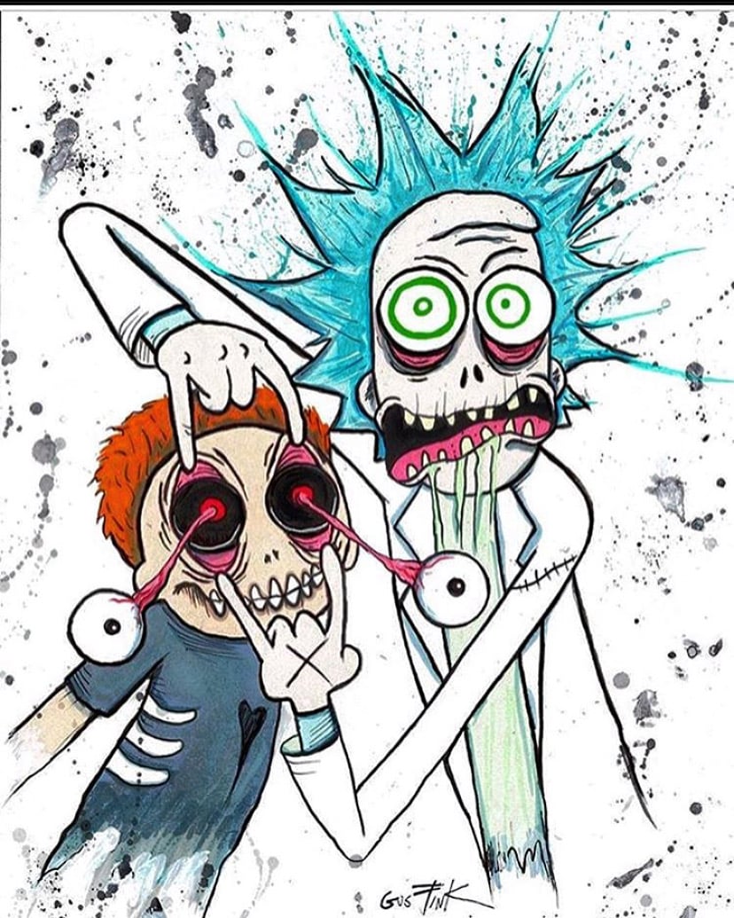 Rick Morty seen stuff Gusfink