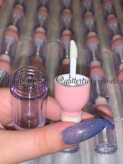 Image of Empty Pink Water Bottle Wand Tubes