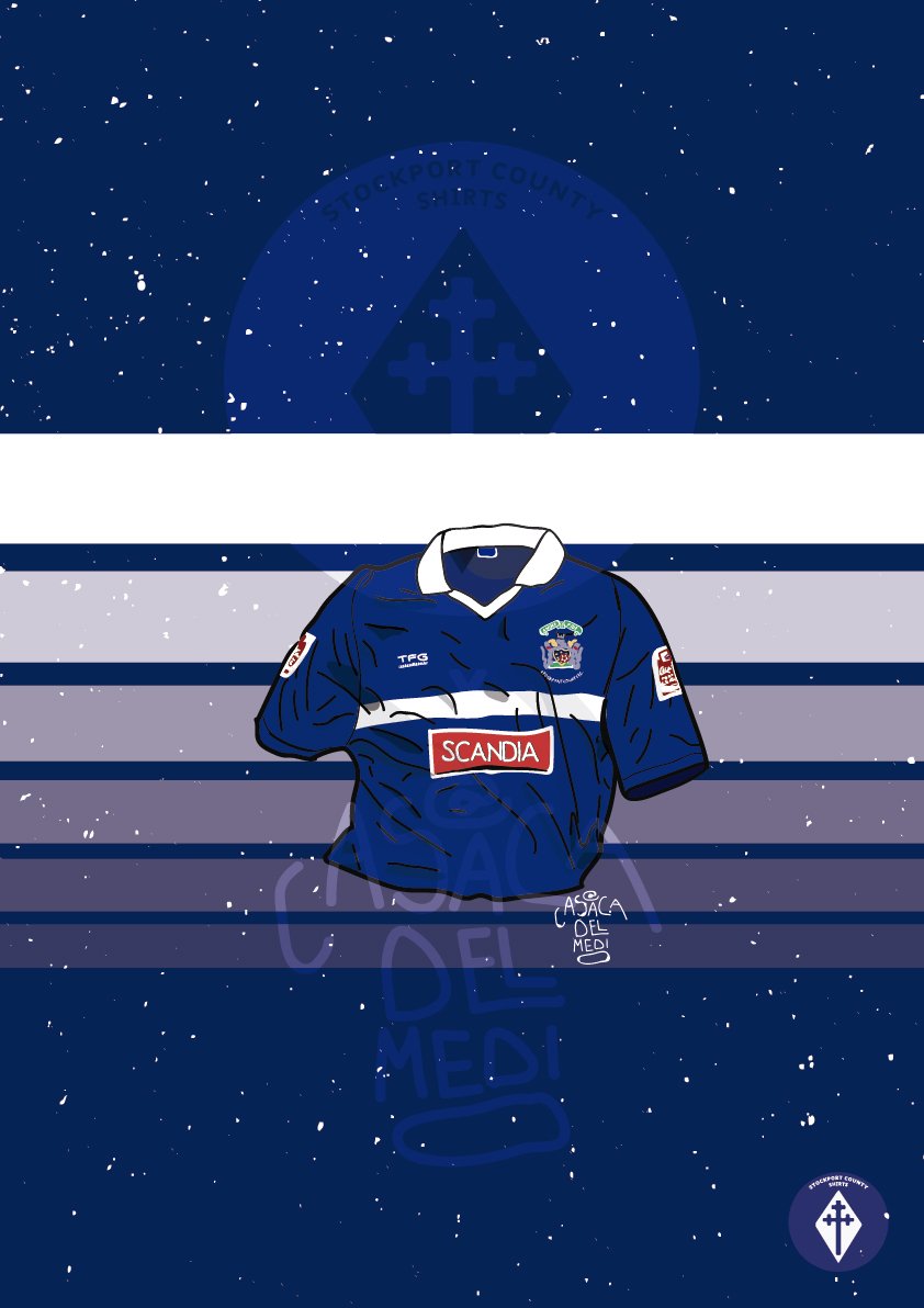 Limited Edition 2006/07 Home Shirt Print Stockport County Shirts