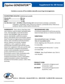 Image 1 of Equine Generator Direct Fed Microbial
