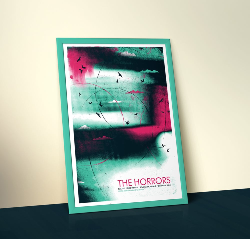 Image of The Horrors - A2 Screenprinted Gig Poster