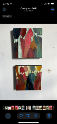 Image 2 of Butterfly Tummy - oil on canvas