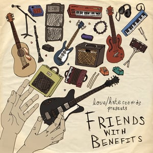 Image of LH004 - FRIENDS WITH BENEFITS - compilation CD