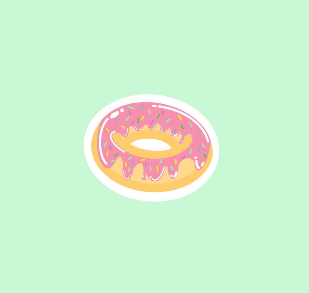 Image of Donut sticker