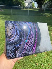 Image 2 of “Lacee Cheeseboard” Slate, Acrylic, and Resin SOLD
