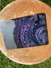 Image 1 of “Lacee Cheeseboard” Slate, Acrylic, and Resin SOLD