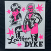 "Leather Dyke" Risograph Print