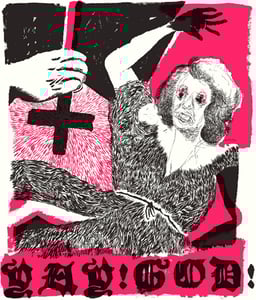 Image of Steak MTN! "Yay God!" Print