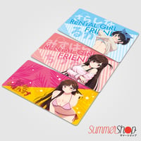 Image 1 of RENTAL GIRLFRIEND MOUSEPAD (CHIZURU , CHIZURU BIKINI & RUKA ) 