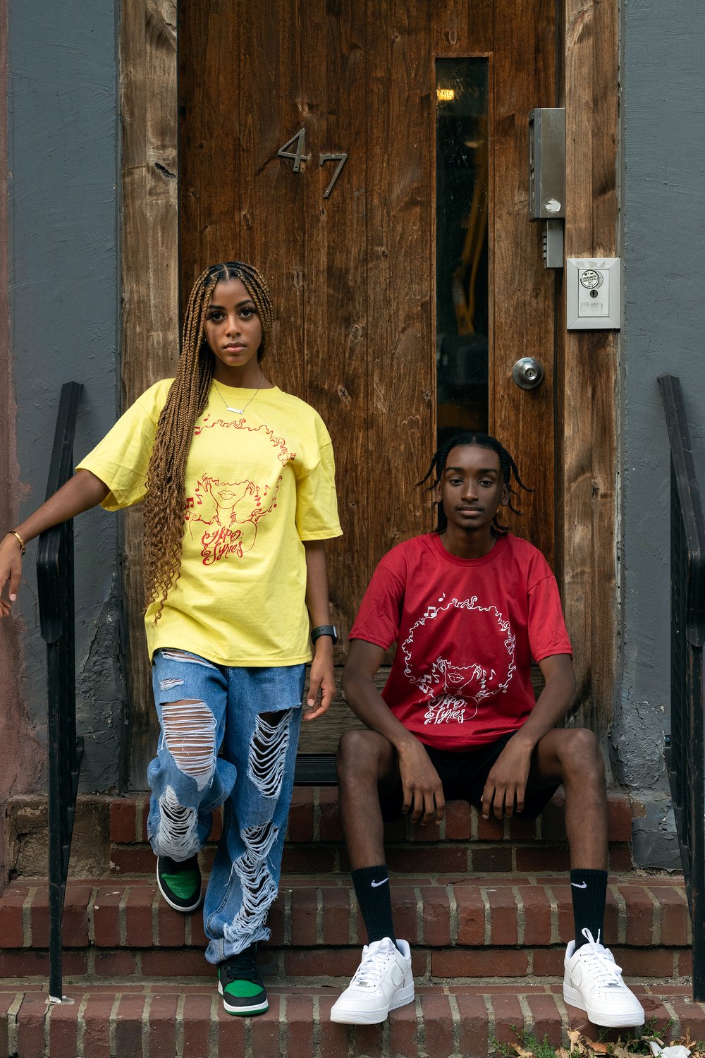 Red and Yellow T