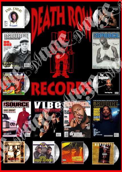 Image of Death Row Records Multi-Platinum Record Plaque