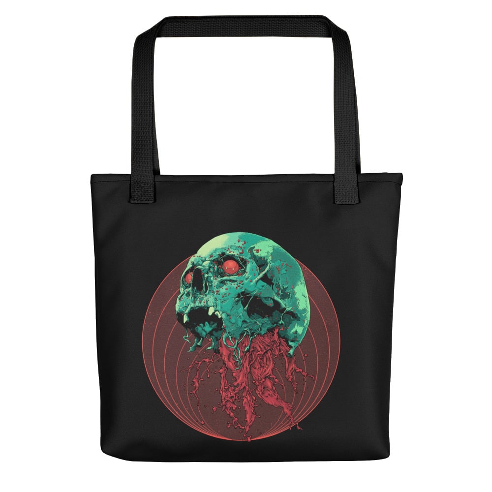 Image of Skull Full Of Blood Tote bag