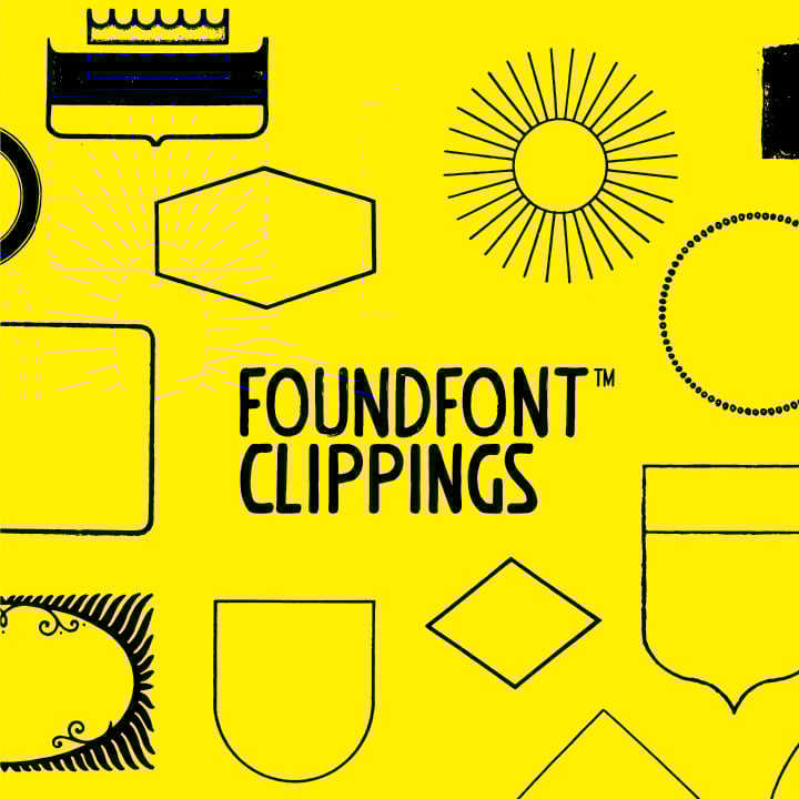 Image of FOUNDFONT™ CLIPPINGS