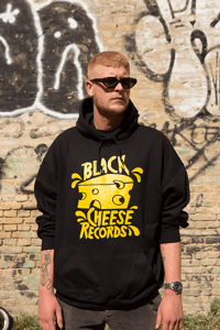 Image 4 of Black Cheese Logo hoodie