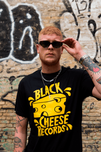 Image 1 of Black Cheese Logo T-shirt