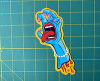 Image 3 of Screaming Hand Art Show Sticker