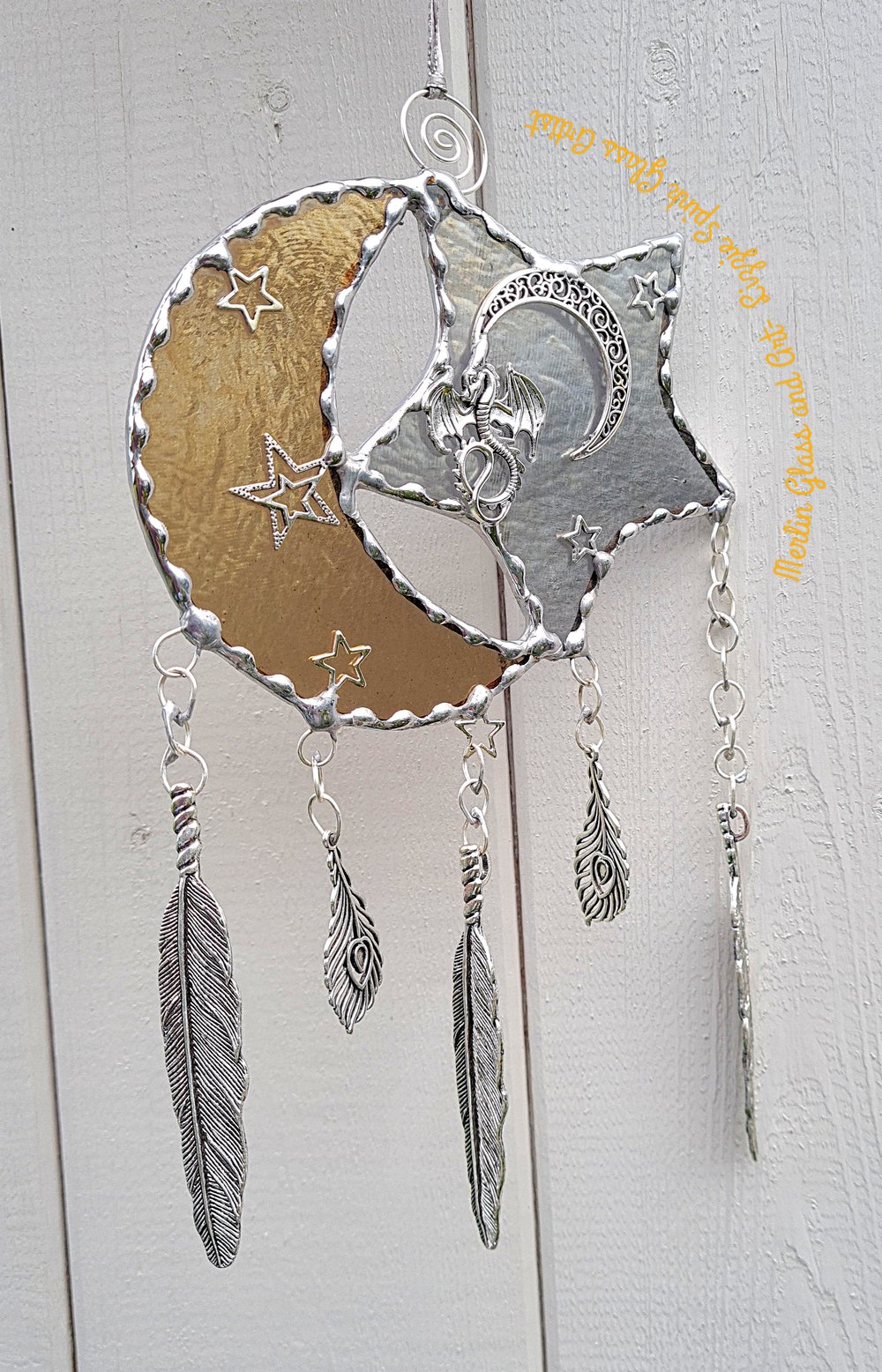 Image of Moon & Star Dreamcatcher