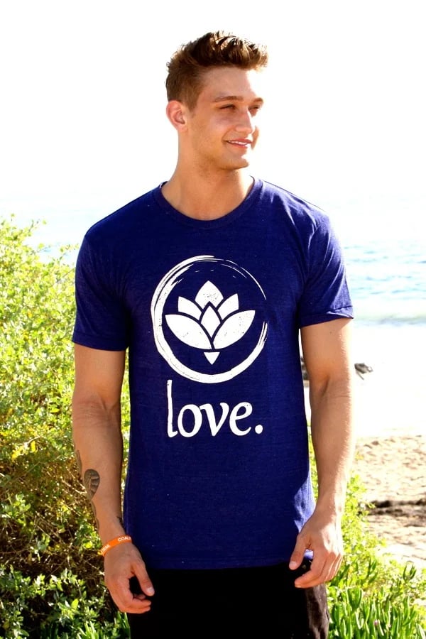 Image of 'Love.' T-Shirt (Indigo)