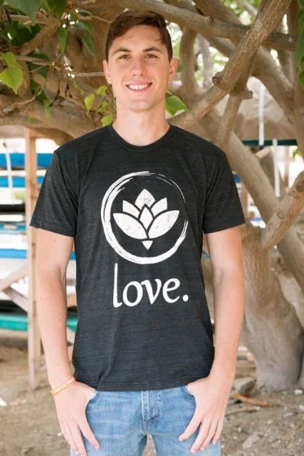 Image of 'Love.' T-Shirt (Black)