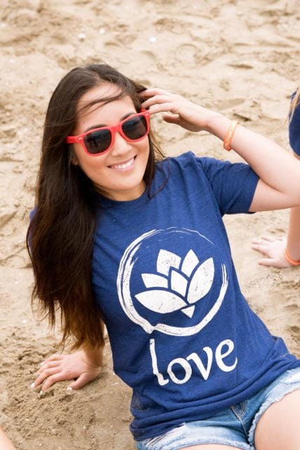 Image of 'Love.' T-Shirt (Indigo)