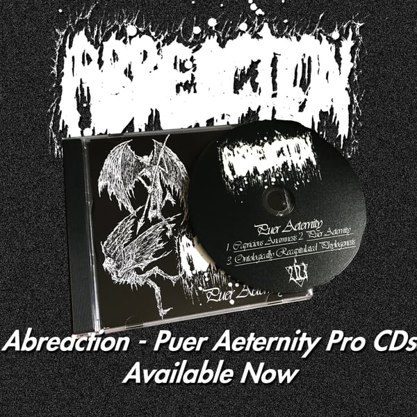 Image of Abreaction - "Puer Aeternity" Pro CD