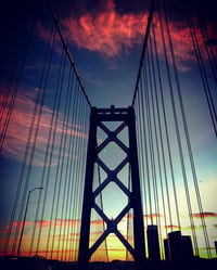 Bay Bridge Cotton Candy