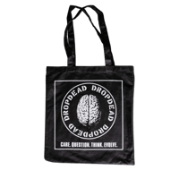 Image 1 of Dropdead "Brain" Tote Bag - Black