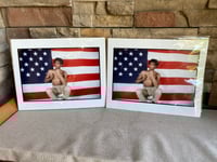 Richard Pryor - American Flag Photo Print