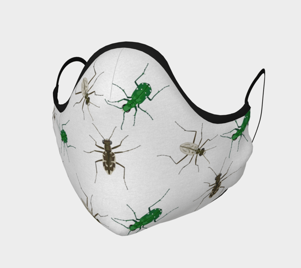 Image of Tiger Beetles Face Mask