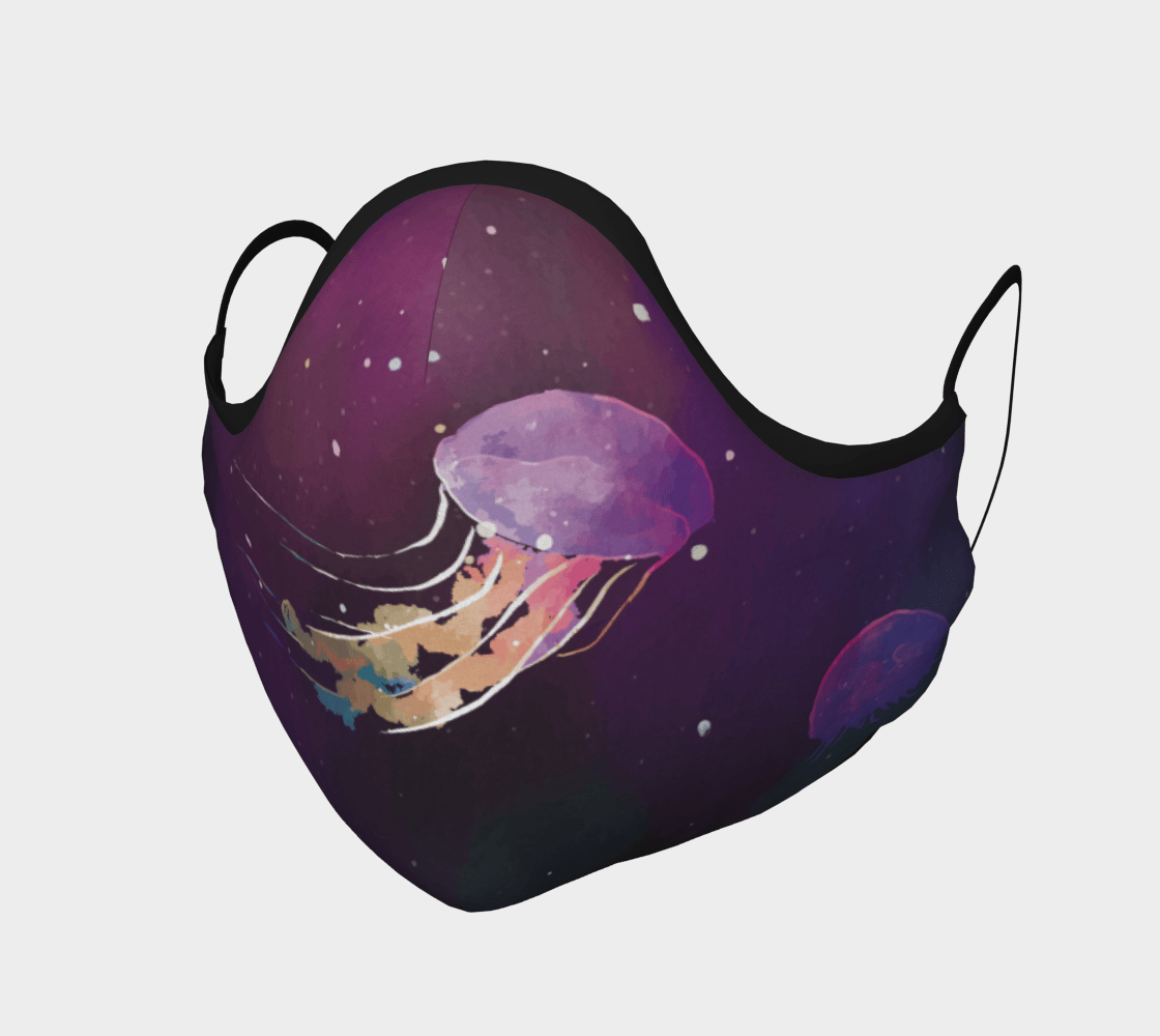Image of Space Jellyfish Face Mask